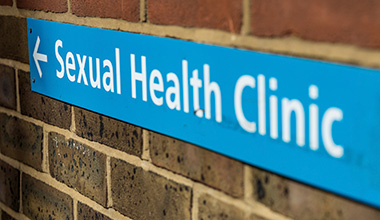 Signpost to clinic